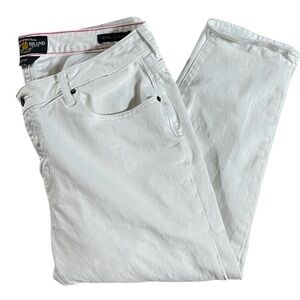 Lucky Brand Women's White Ginger Capri Jeans